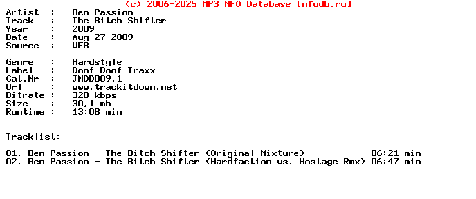 Ben_Passion-The_Bitch_Shifter-(JMDD009.1)-WEB-2009
