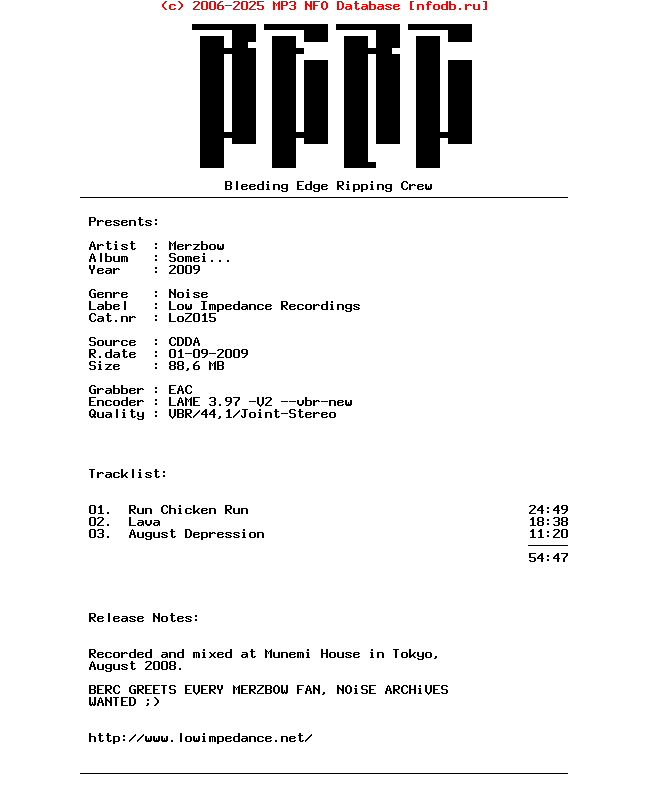 Merzbow-Somei-2009-BERC