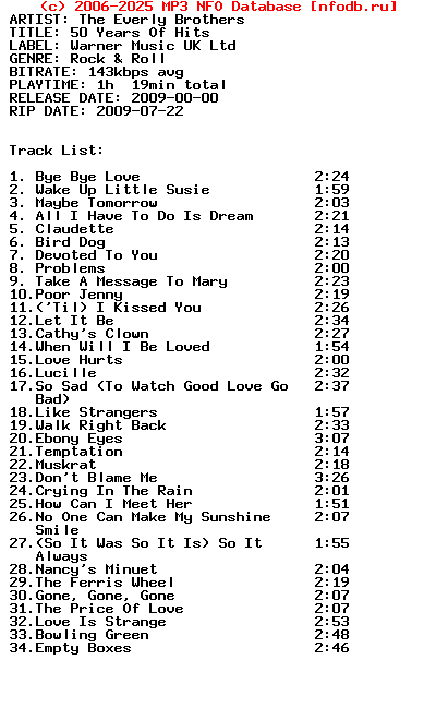 The_Everly_Brothers-50_Years_Of_Hits-2009
