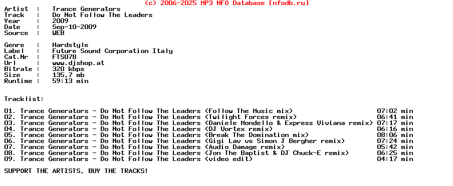 Trance_Generators-Do_Not_Follow_The_Leaders-(FTS078)-WEB-2009