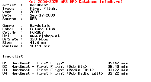 Hardbeat-First_Flight-(FCR007)-WEB-2009