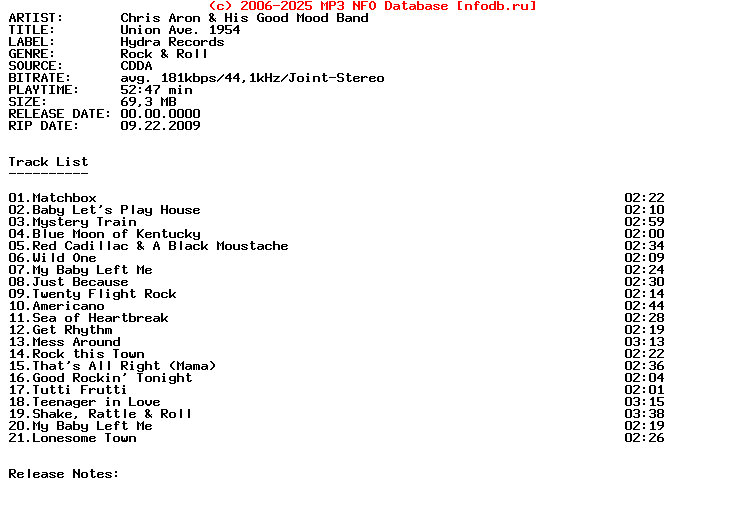 Chris_Aron_And_His_Good_Mood_Band-Union_Ave._1954-2006