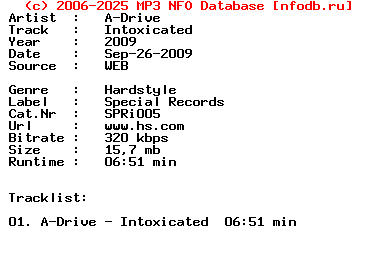 A-Drive-Intoxicated-(SPRI005)-WEB-2009