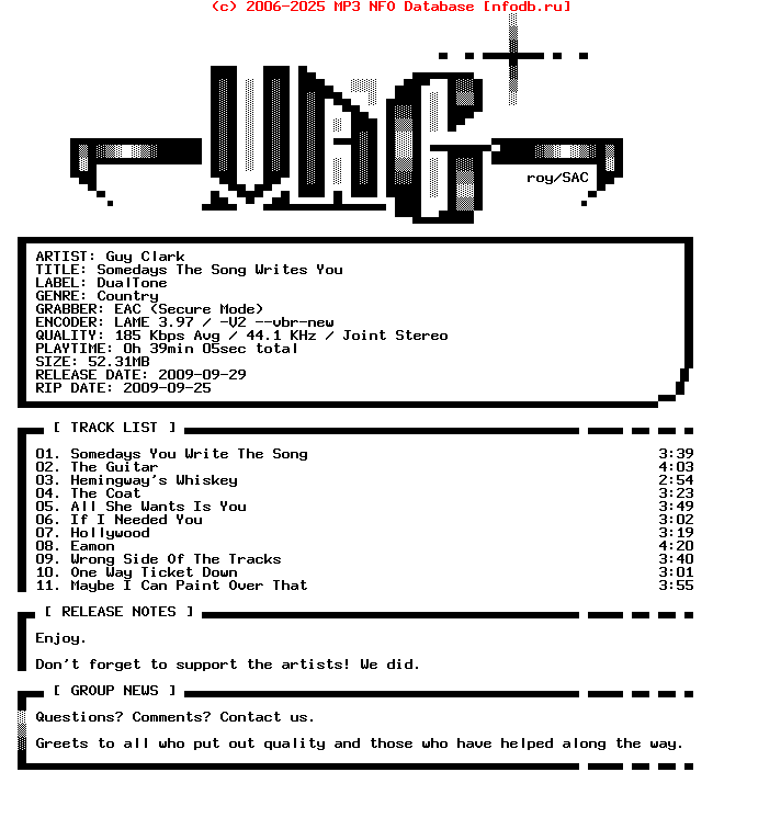 Guy_Clark-Somedays_The_Song_Writes_You-2009