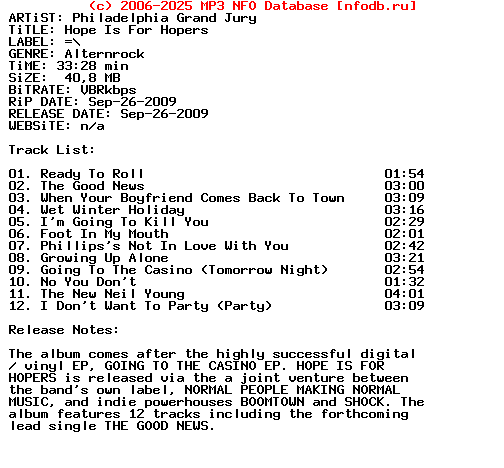 Philadelphia_Grand_Jury-Hope_Is_For_Hopers-2009