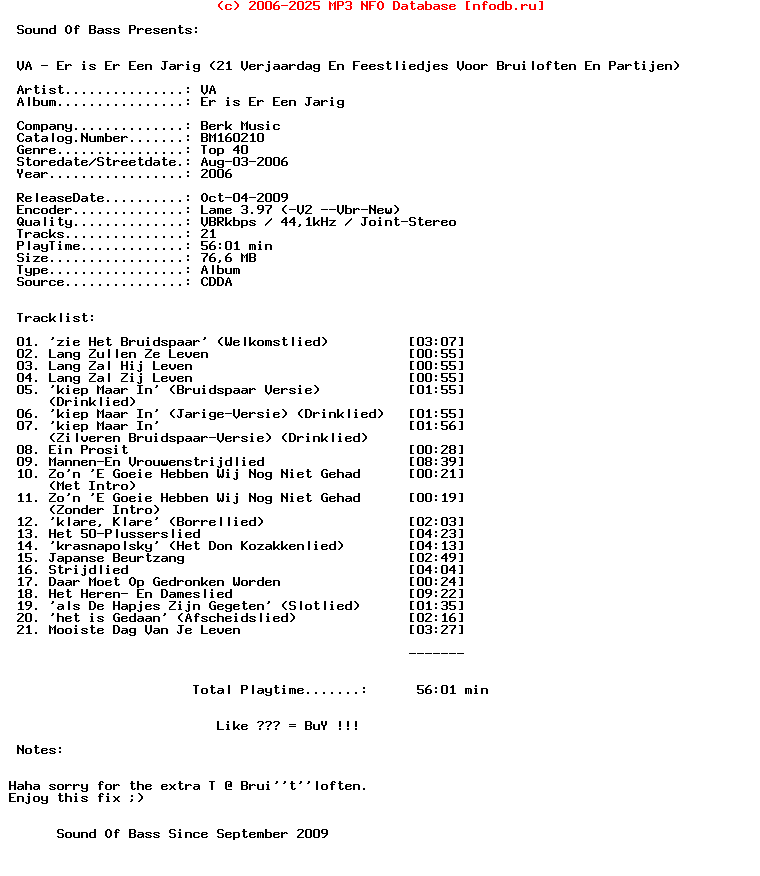 VA_-_Er_Is_Er_Een_Jarig_(21_VERJAARDAG_EN_FEESTLIEDJES_VOOR_BRUILOFTEN_EN_PARTIJEN)-Dirfix-CD-2006-SOB