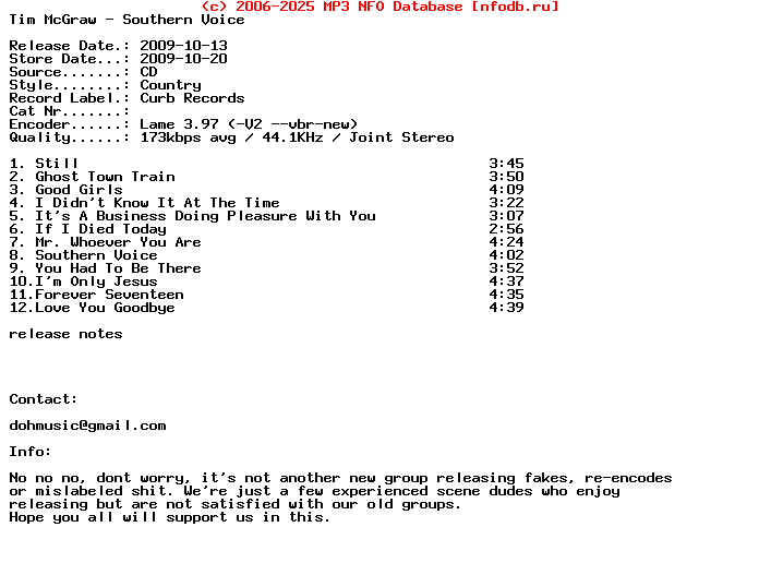 Tim_Mcgraw-Southern_Voice-CD-2009