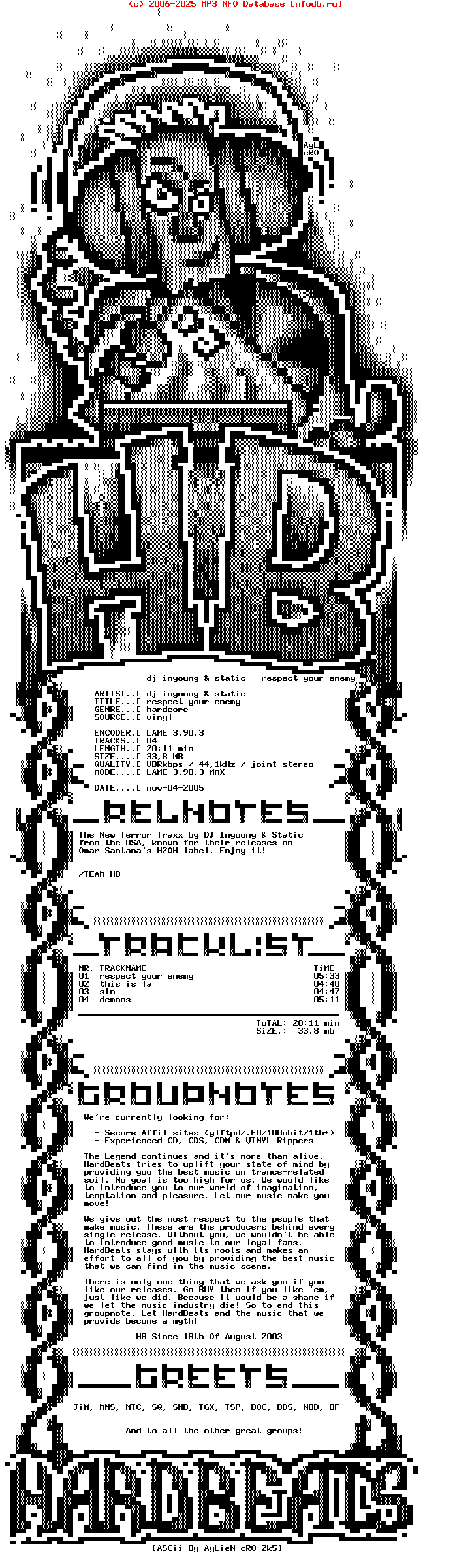 Dj_Inyoung_And_Static_-_Respect_Your_Enemy-(TT054)-Vinyl-2005-HB