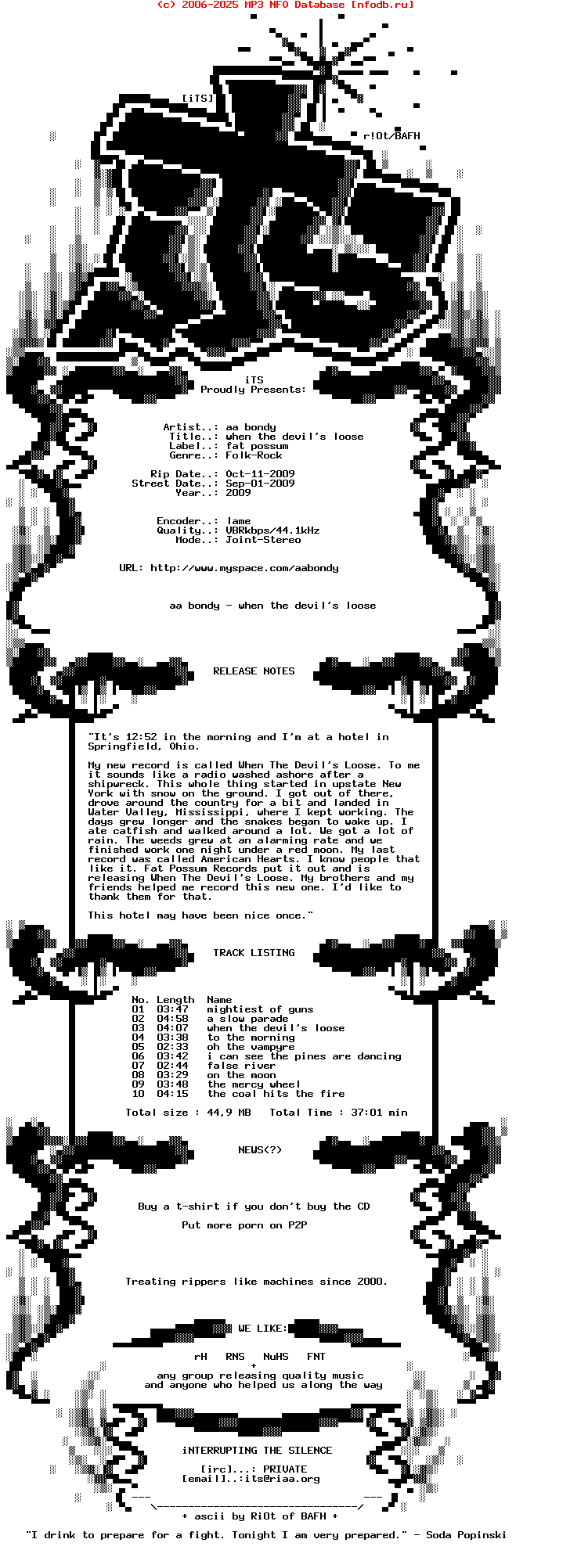 Aa_Bondy-When_The_Devils_Loose-2009-ITS