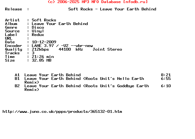 Soft_Rocks-Leave_Your_Earth_Behind-(REDUX010)-Vinyl-2009
