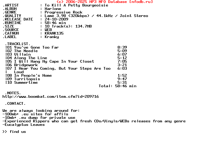 To_Kill_A_Petty_Bourgeoisie-Marlone-(KRANK135)-WEB-2009-KOUALA