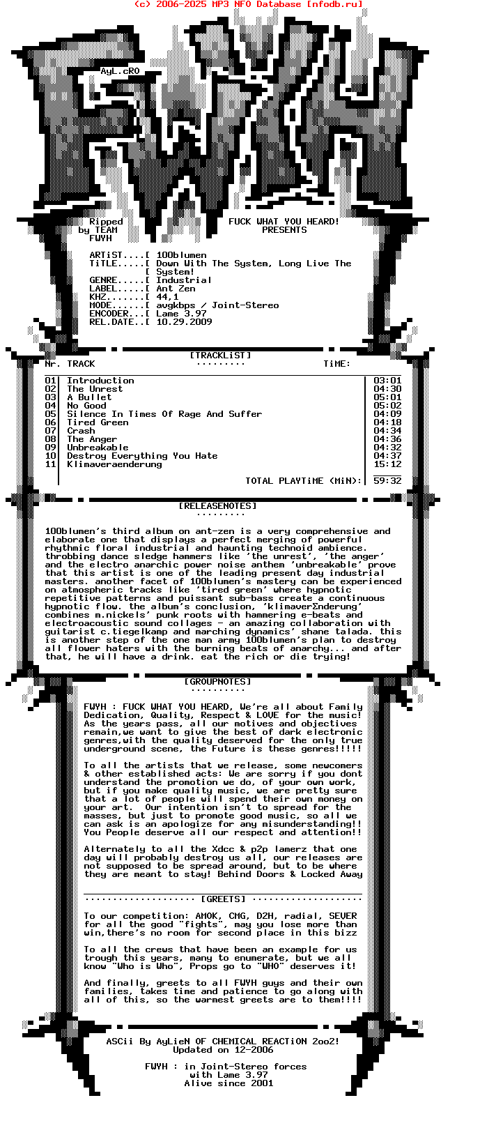 Blumen-Down_With_The_System_Long_Live_The_System-2009