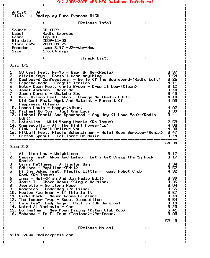 VA-Radioplay_Euro_Express_845U-2CD-2009