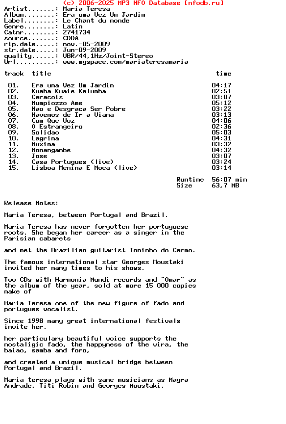 Maria_Teresa-Era_Uma_Vez_Um_Jardim-PT-2009