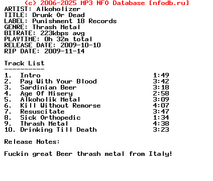 Alkoholizer-Drunk_Or_Dead-2009