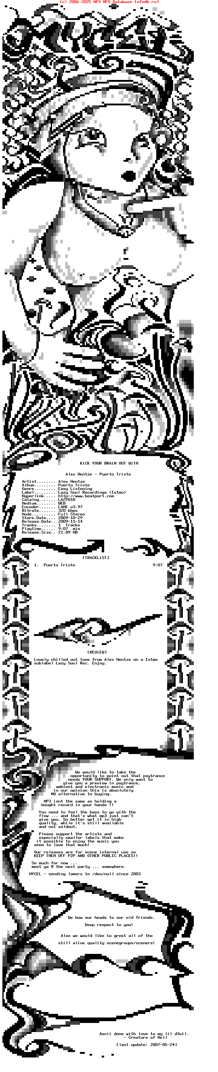 Alex_Hentze_-_Puerto_Triste-(LAZY018)-WEB-2009-MYCEL