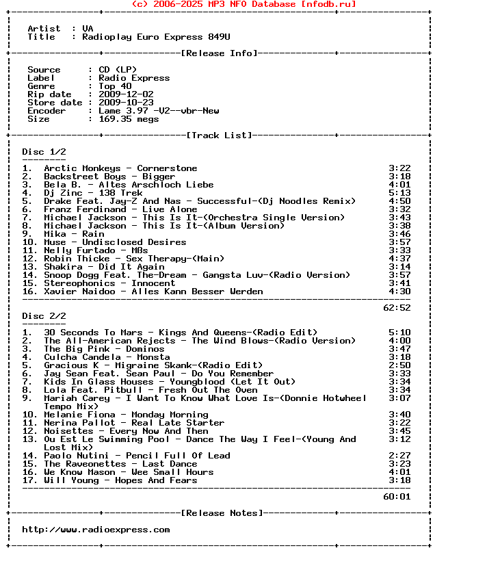 VA-Radioplay_Euro_Express_849U-2CD-2009