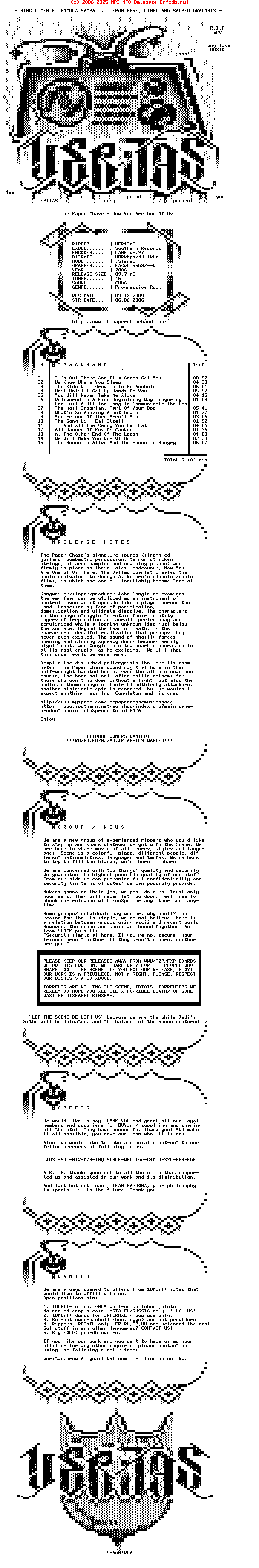 The_Paper_Chase-Now_You_Are_One_Of_Us-2006-VERiTAS_INT
