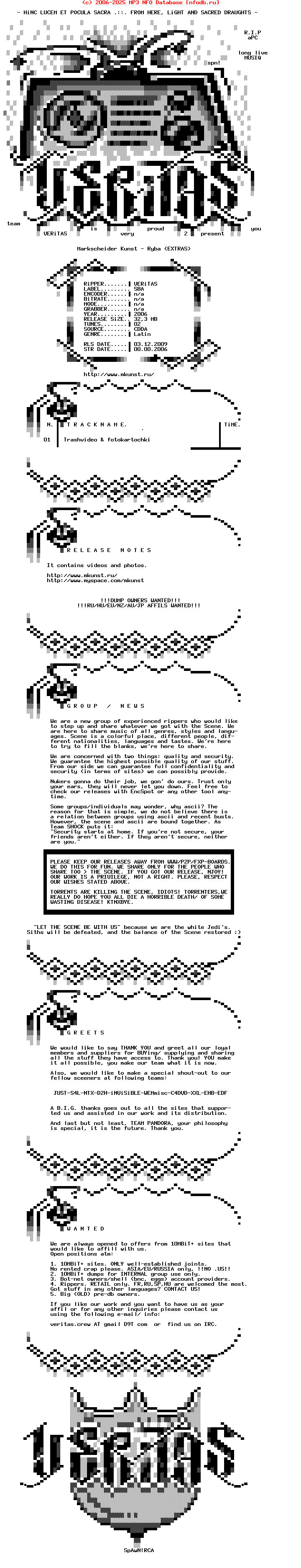 Markscheider_Kunst-Ryba-(CDM)-(EXTRAS)-RU-2006-VERiTAS