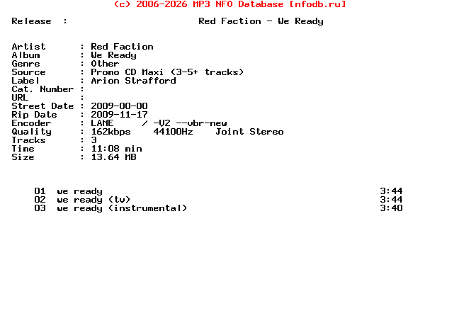 Red_Faction-We_Ready-Promo_CDM-2009