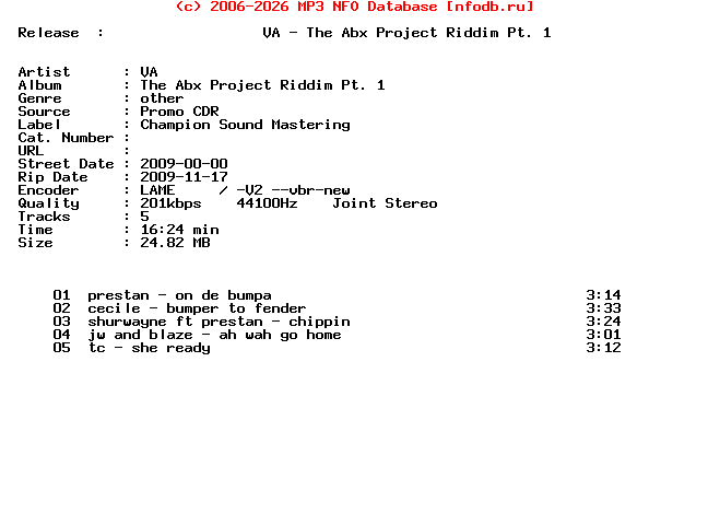VA-The_Abx_Project_Riddim_Pt_1-Promo_CDR-2009