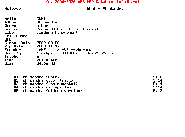 Skhi-Oh_Sandra-Promo_CDM-2009