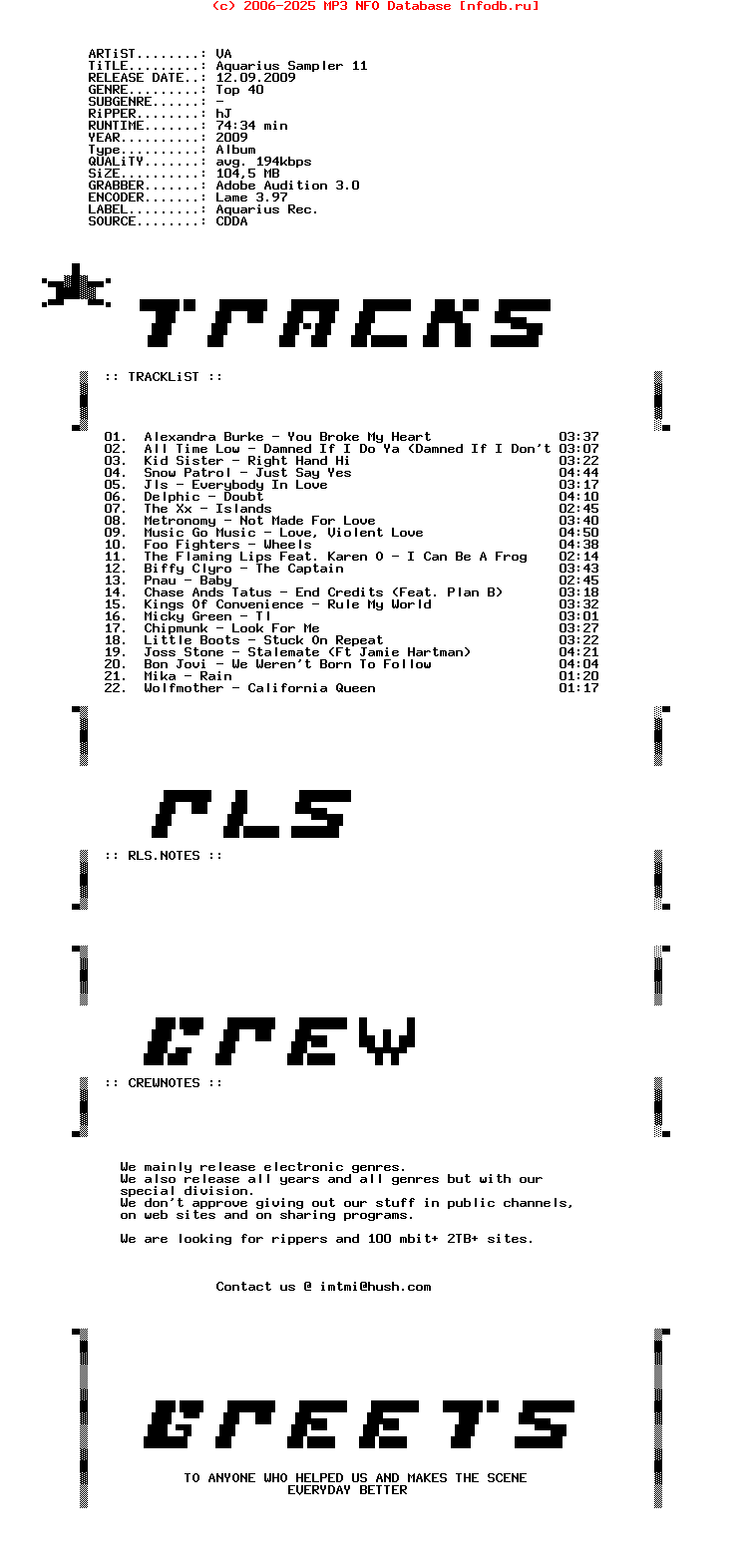VA-Aquarius_Sampler_11-Promo-2009