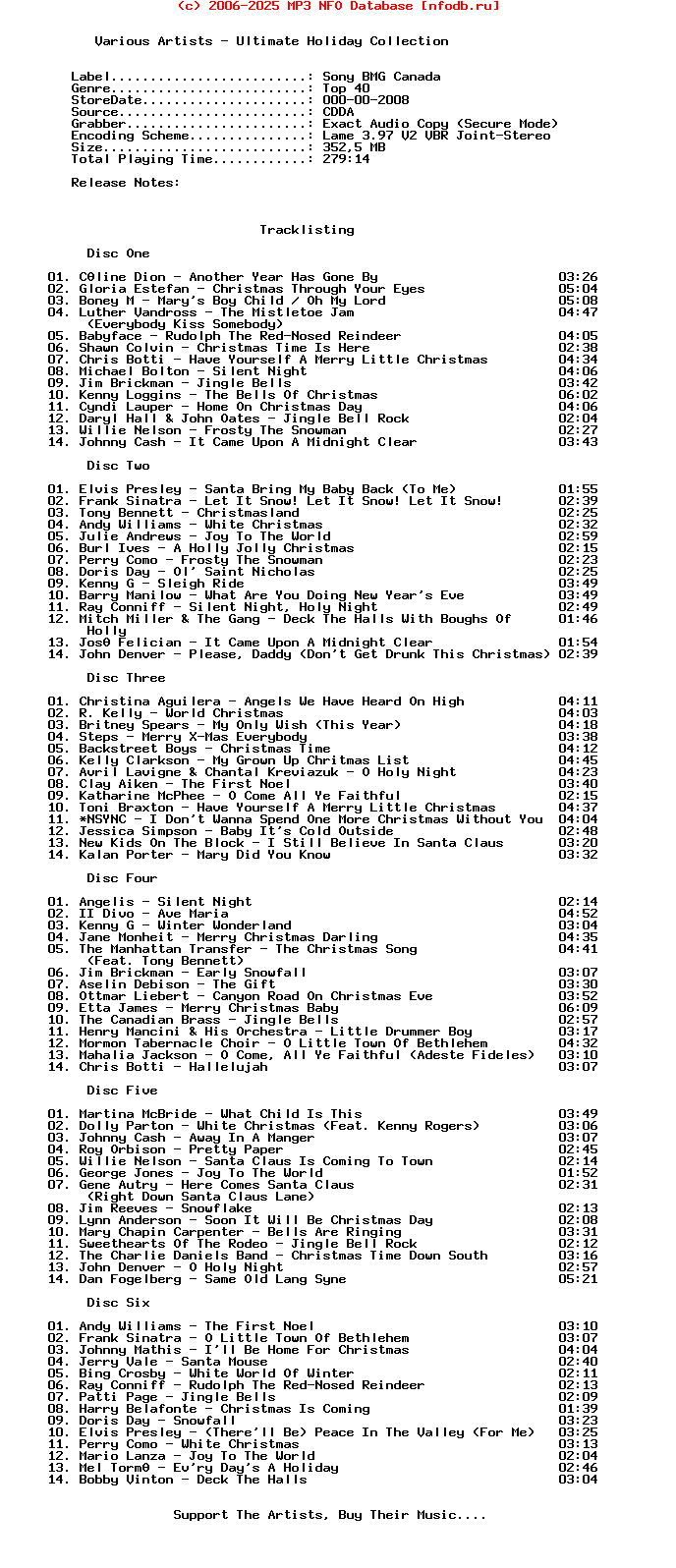 VA-Ultimate_Holiday_Collection-6CD-2008