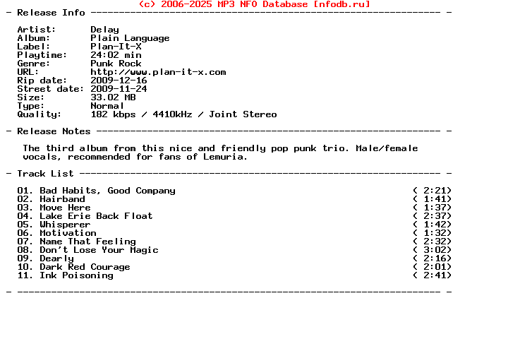 Delay-Plain_Language-2009