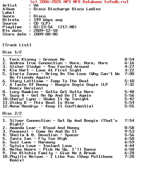 VA-Disco_Discharge_Disco_Ladies-2CD-2009