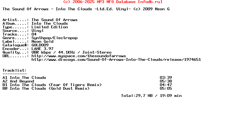 The_Sound_Of_Arrows-Into_The_Clouds-Ltd.Ed.-12Inch_Vinyl-2009