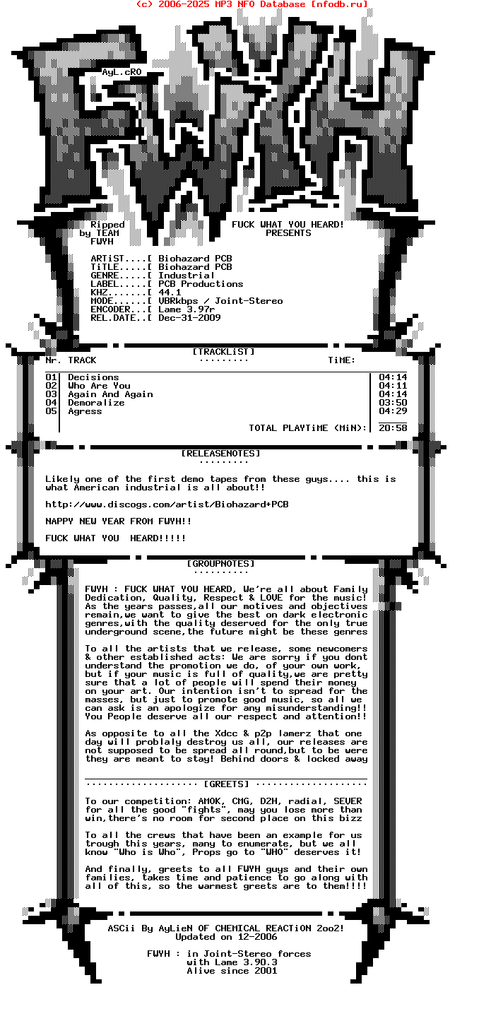 Biohazard_Pcb-Biohazard_Pcb-Tape-1991