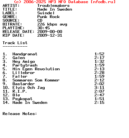 Troublemakers-Made_In_Sweden-SE-2009