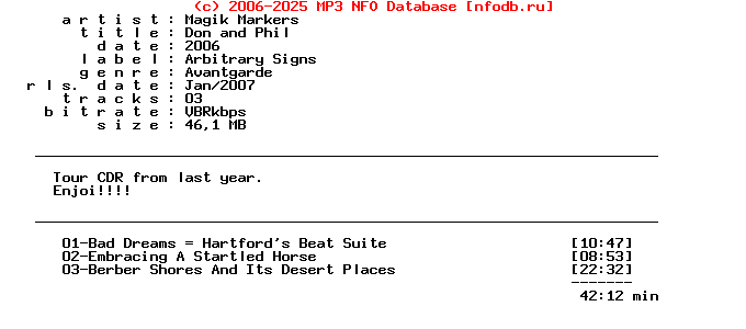 Magik_Markers--Don_And_Phil-.Arbitrary_Signs.-CDR-2006