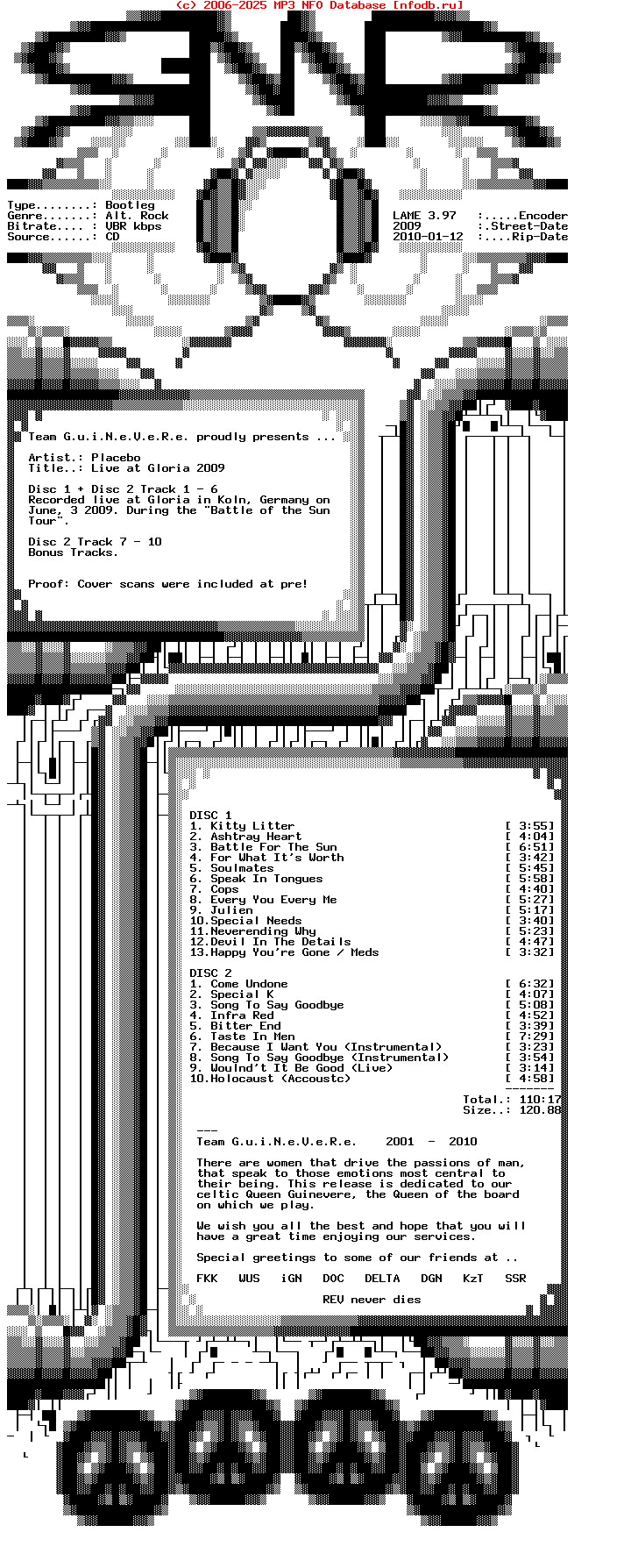 Placebo-Live_At_Gloria_2009-2CD-(BOOTLEG)-2009