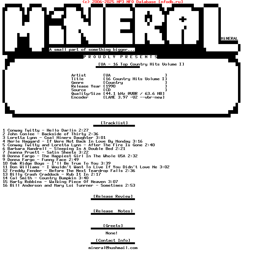 VA-16_Top_Country_Hits_Volume_1-1990-MiNERAL