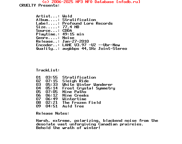 Wold_-_Stratification-2008-CRUELTY