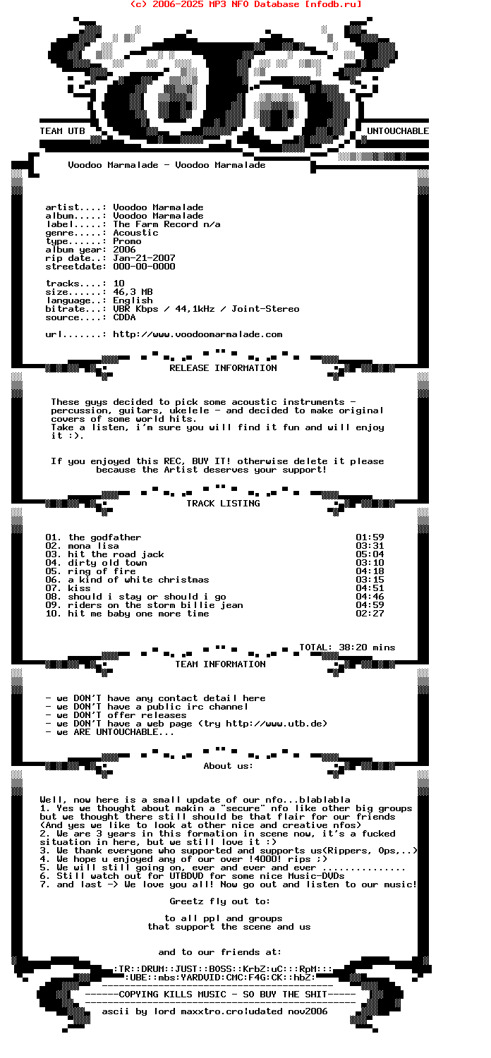 Voodoo_Marmalade-Voodoo_Marmalade-Promo-2006-UTB
