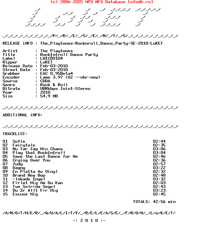 The_Playtones-Rocknroll_Dance_Party-SE-2010-LoKET