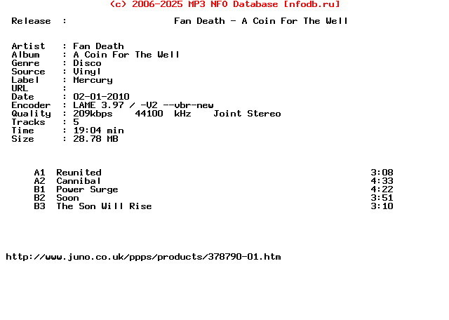 Fan_Death-A_Coin_For_The_Well-Vinyl-2010
