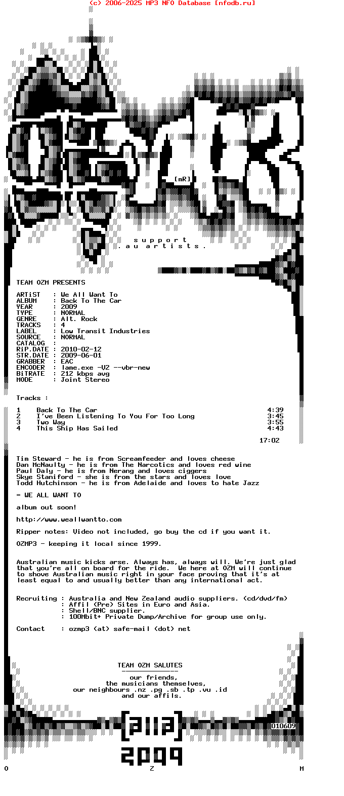 We_All_Want_To-Back_To_The_Car-EP-2009-OZM