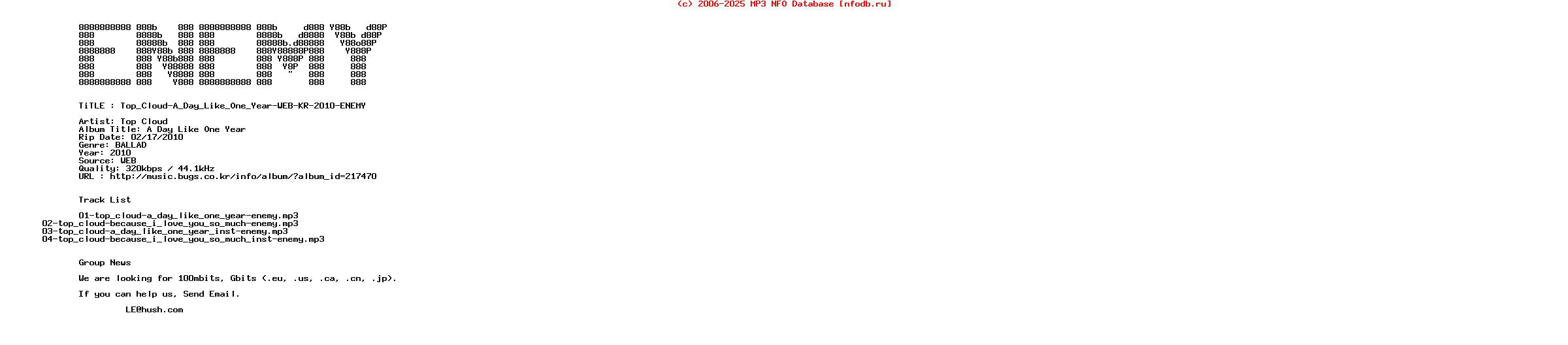 Top_Cloud-A_Day_Like_One_Year-WEB-KR-2010-ENEMY