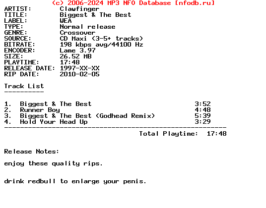 Clawfinger-Biggest_And_The_Best-(CDM)-1997-HiTS_iNT