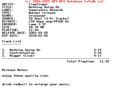Clawfinger-Nothing_Going_On-(CDM)-2001-HiTS_iNT