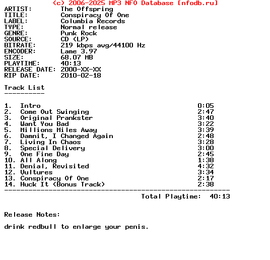 The_Offspring-Conspiracy_Of_One-2000-HiTS_iNT