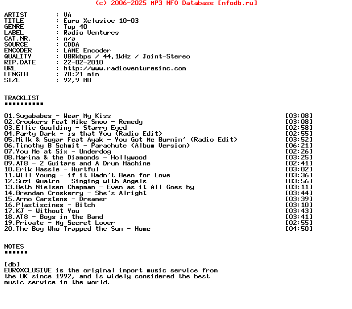 VA-Euro_Xclusive_10-03-Promo_CD-2010-BWA