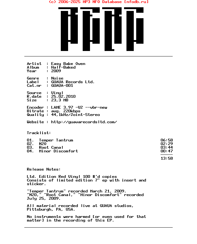 Easy_Bake_Oven-Half-Baked-Vinyl-EP-2009-BERC