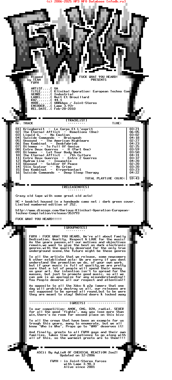 VA-Klinikal_Operation_European_Techno_Compilation-1991