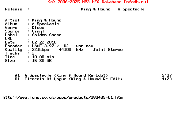 King_And_Hound-A_Spectacle-Vinyl-2010