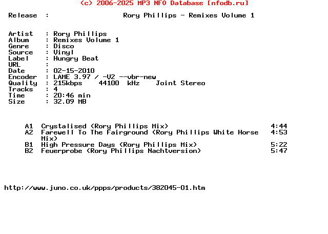 Rory_Phillips-Remixes_Volume_1-(HUNG001)-Vinyl-2010